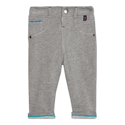 Baker by Ted Baker Baby boys' grey textured herringbone jersey chinos